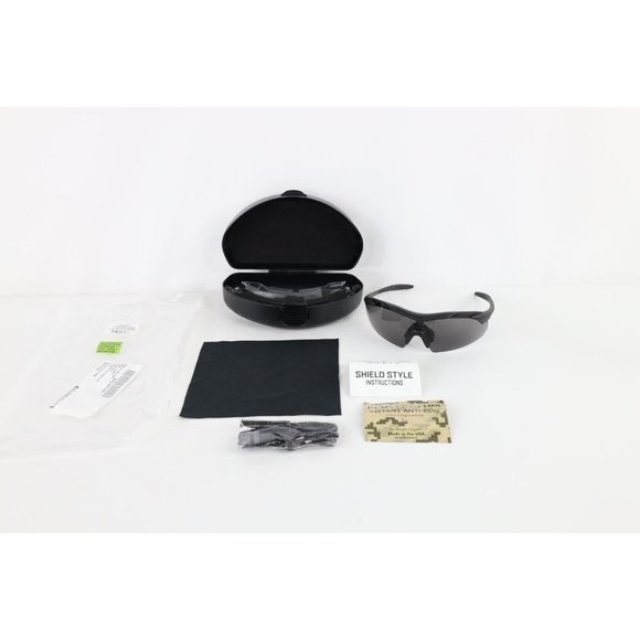 New Wiley X Military Issued WX Vapor 2 Sunglasses Lens Kit Matte Black Clear - Picture 1 of 10